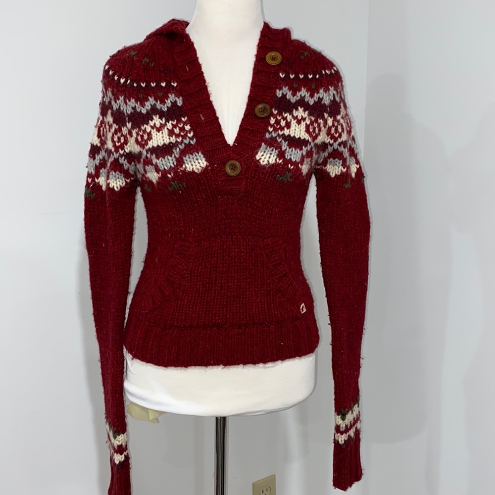 Vintage Y2K Abercrombie and Fitch far isle sweater